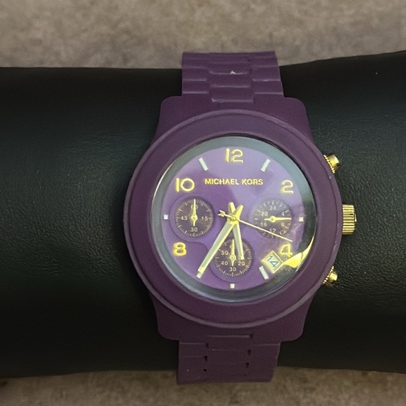 MICHAEL KORS, Chronograph Quartz Purple Dial Ladies Watch, MK5294 - Picture 5 of 13